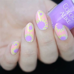 136 Bright Lavender, Stamping Neglelak, Colour Alike (u)